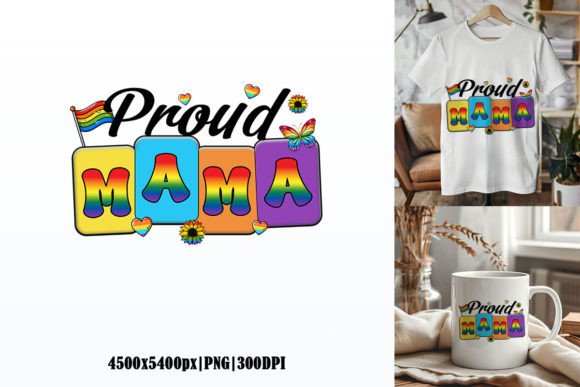 Download Proud Mama, LGBT Sublimation Graphic - Sublimation graphic Collection
