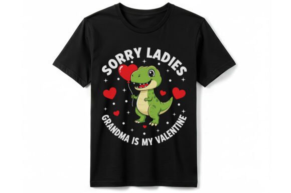 Download Grandma is My Valentine T-Rex T-shirt - Premium Resources