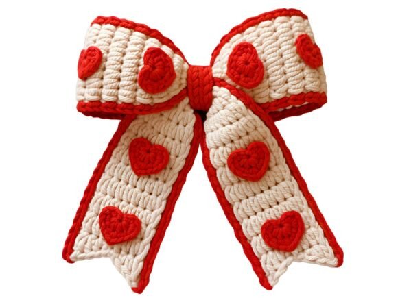 Download Faux Yarn Coquette Bow Valentine PNG. - Premium Resources