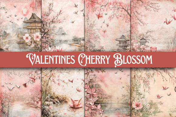 Download Valentines Cherry Blossom Junk Journal - Journal Collection