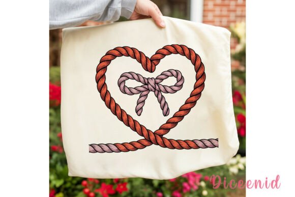 Download Rope Heart Bow Valentine PNG Clipart - Bow valentine png Collection